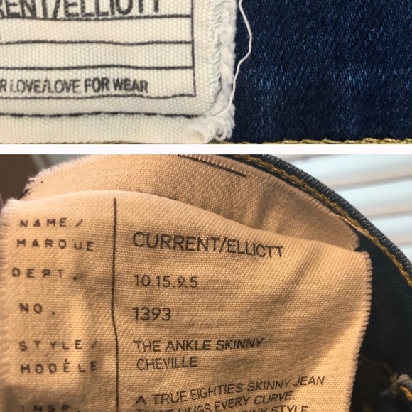 Current/Elliott ankle crop skinny jeans - Picture 4 of 4